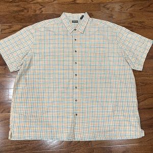 St. John’s Bay button up shirt sleeve shirt size XXX-large tall